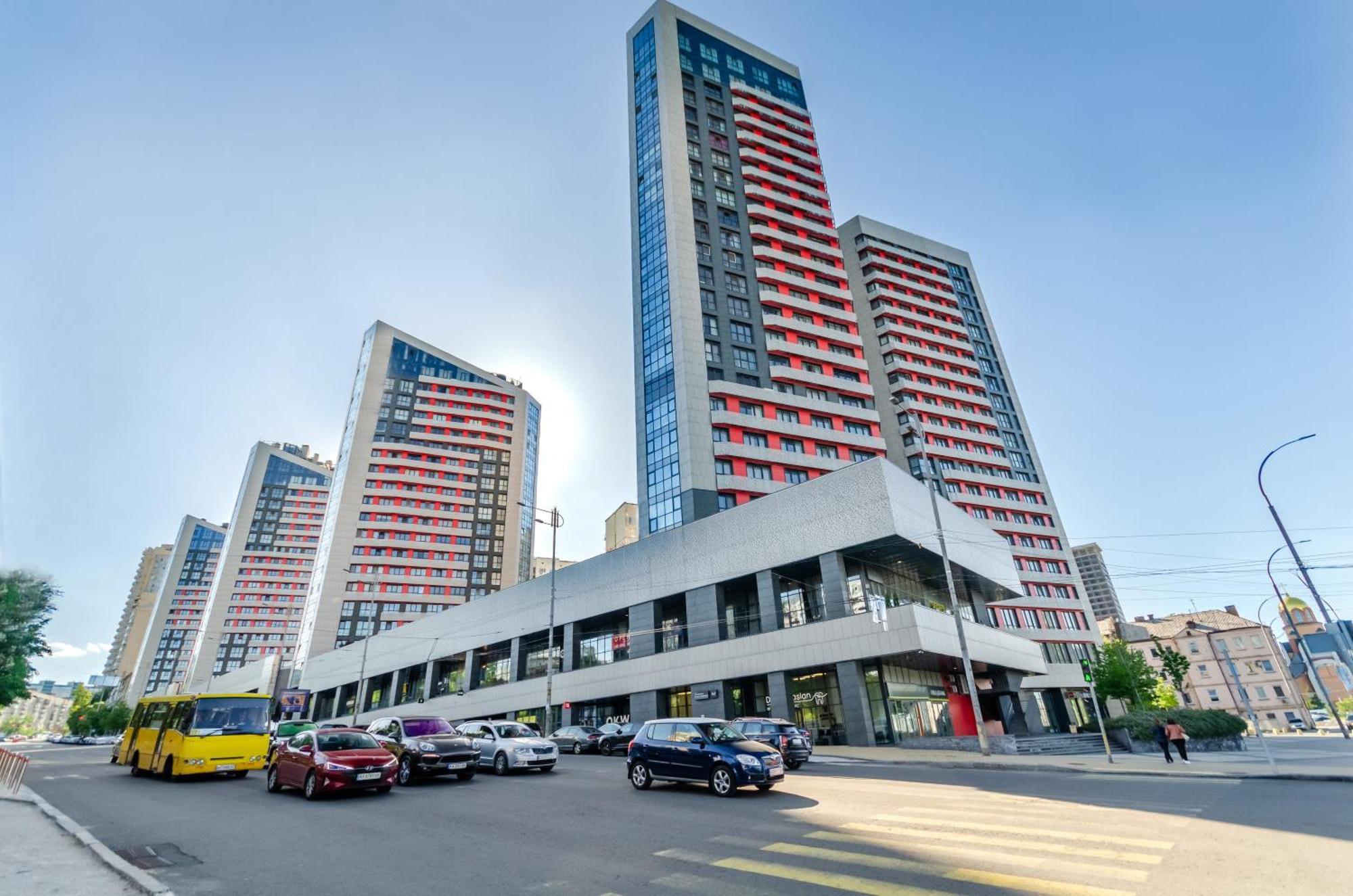 Petrovdom 234-241-86-96 In City View Apartments At Rc Kvartet,Near Central Railway Station Kyiv Exterior photo
